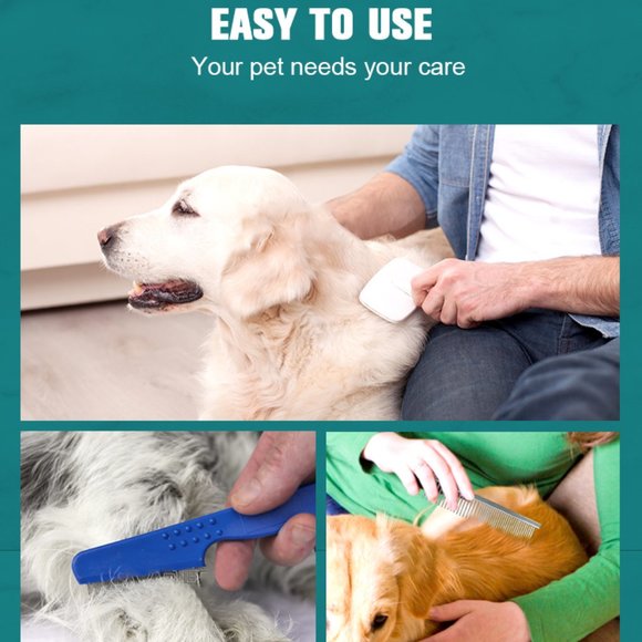 Pet Grooming Kit 8-piece Brushes, clippers, scissors etc. for dogs and cats - Picture 1 of 11